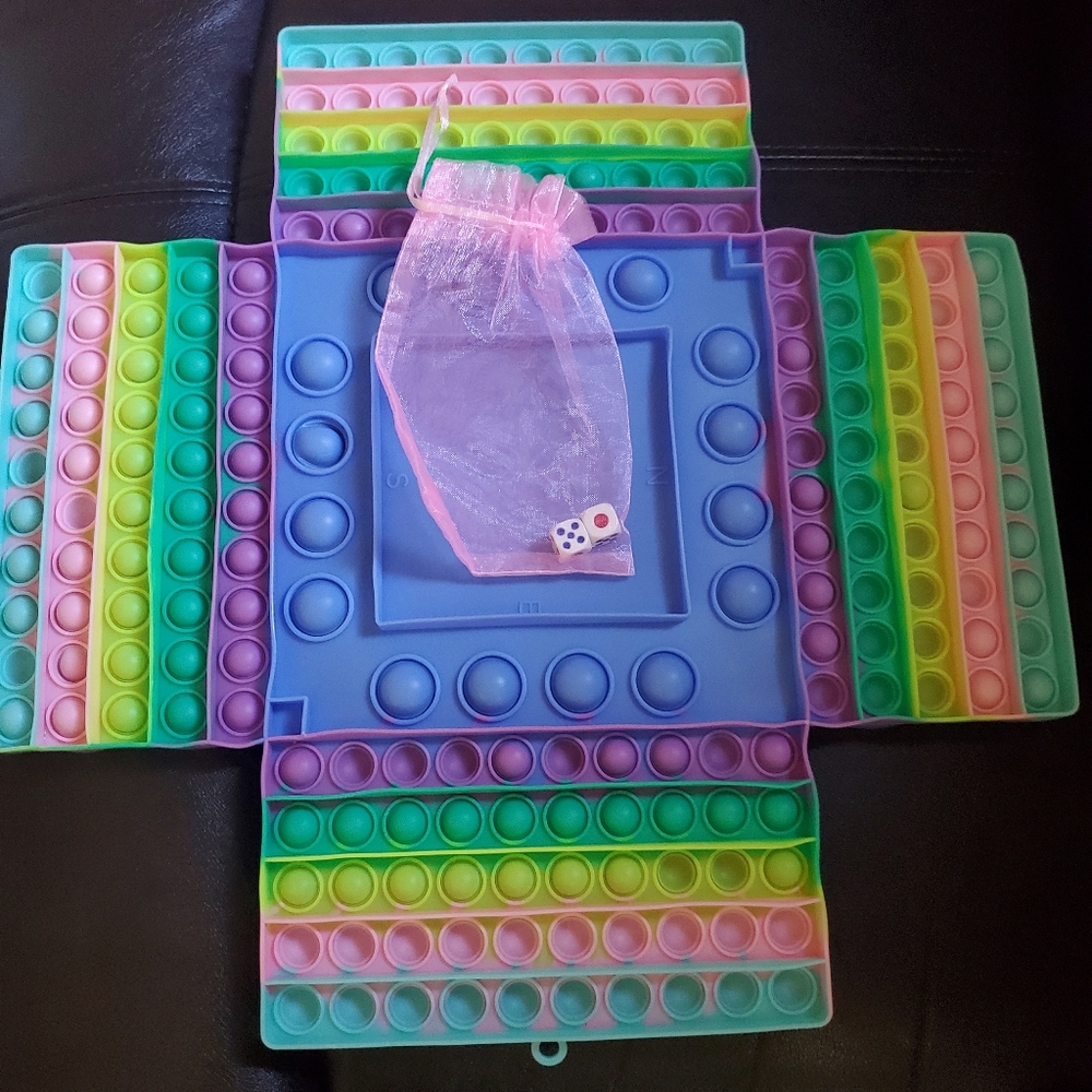 Pop it bubble game board New without plastic bag without dice 🎲